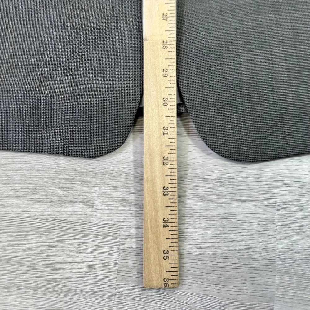 NEW Calvin Klein‎ Suit Jacket Mens 40 Short Gray Wool Check 3 Button Made Canada